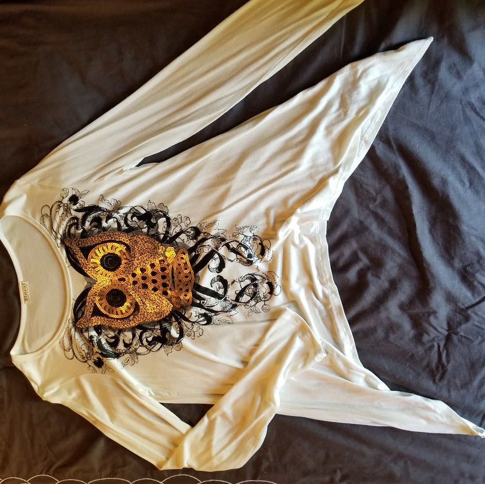 Women's long sleeve owl top